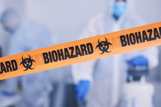 Professional Biohazard Cleanup technician working in Monte Rio, CA